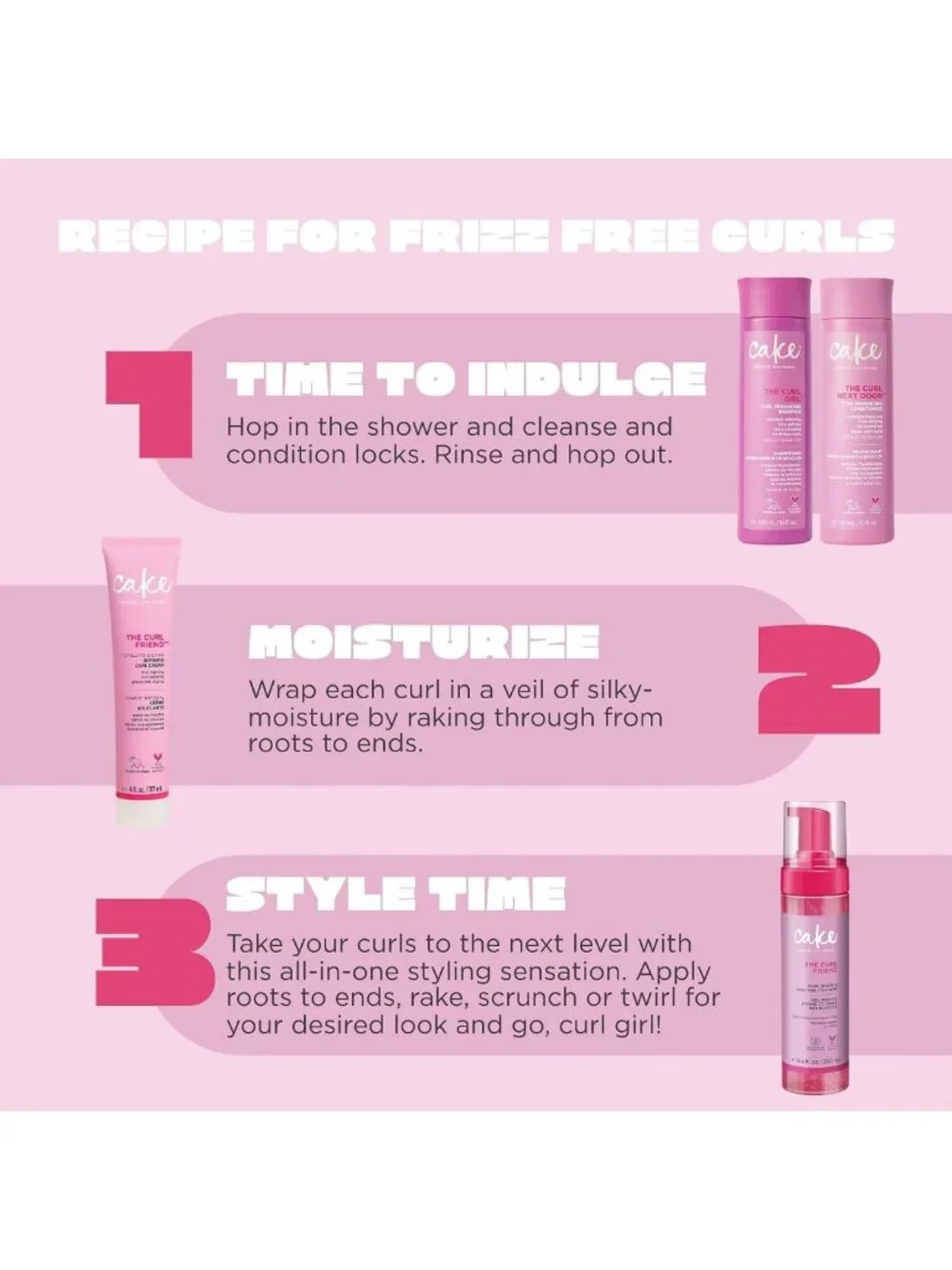 Curl Defining Gel-to-Foam Styler - High Hold, Coconut Oil & Shea Butter - Frizz
